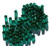 100 5mm Cube Transparent Emerald